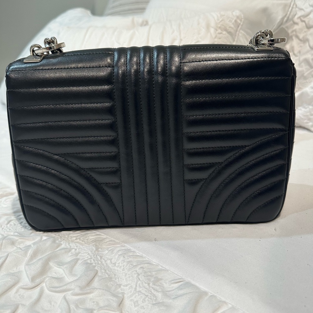 Prada Pattina Black Soft Calf Impun Handbag. - Picture 7 of 9